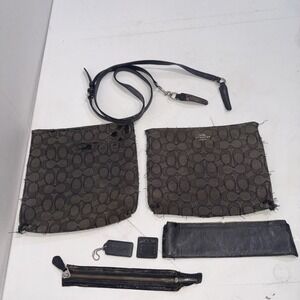 Coach OEM Hardware Zipper Logo Replacement Parts Authentic Purse PARTS